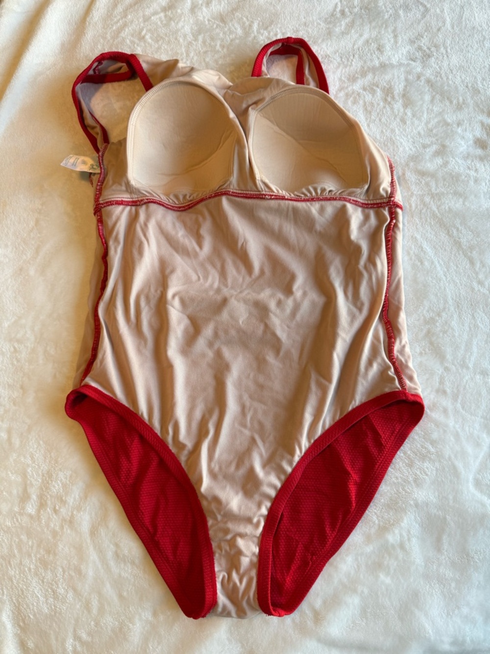 Kona Sol Red-Trim One Piece Swimsuit - Picture 5 of 8